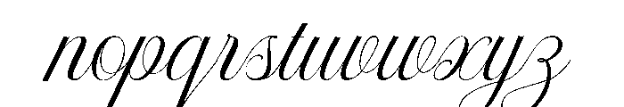 Monadila Font LOWERCASE