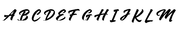 Monaleya Font UPPERCASE