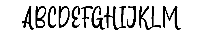 Monalica Font UPPERCASE