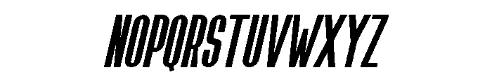 Monarch Italic Font UPPERCASE