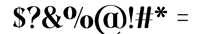 Monarch Realm Regular Font OTHER CHARS
