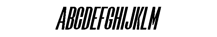 Monarch Thin Italic Font UPPERCASE
