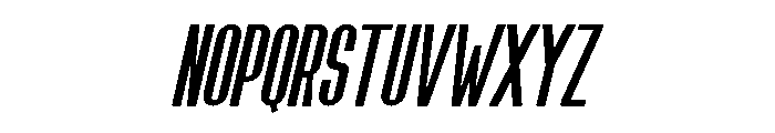 Monarch Thin Italic Font UPPERCASE