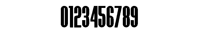 Monarch bold Font OTHER CHARS
