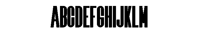 Monarch bold Font UPPERCASE