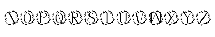 Monarchine Monogram Font UPPERCASE