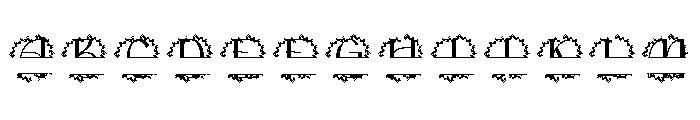 Monarchine Split Monogram FONT