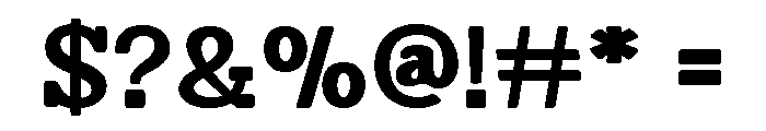 Monarko Regular Font OTHER CHARS
