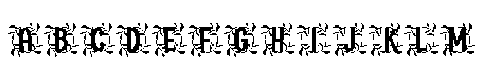 Monarque Monogram Font UPPERCASE
