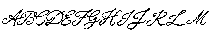 Monarque Signature Regular Font UPPERCASE