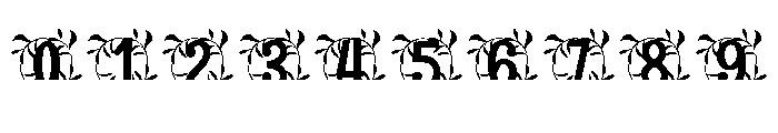 Monarque Split Monogram Font OTHER CHARS