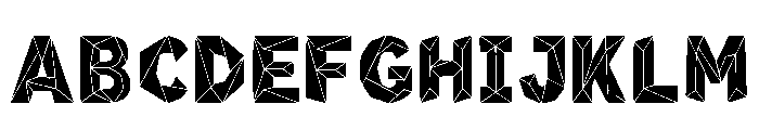 Monda Regular Font UPPERCASE