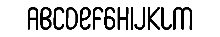 Monday Absolute Font UPPERCASE