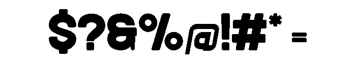 Monday Brew Regular Font OTHER CHARS