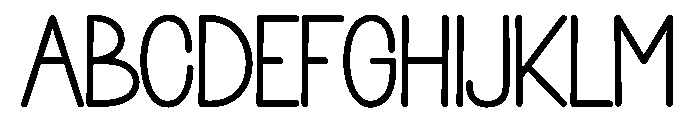Monday Comes Font UPPERCASE