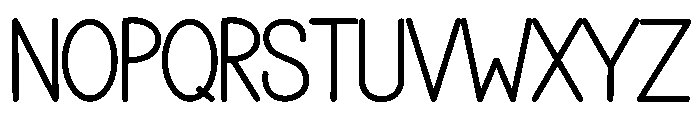 Monday Comes Font UPPERCASE
