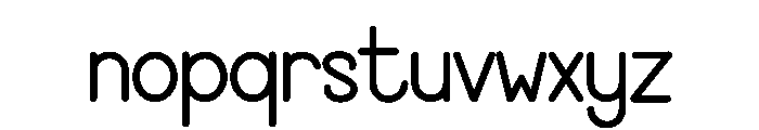 Monday Comes Font LOWERCASE