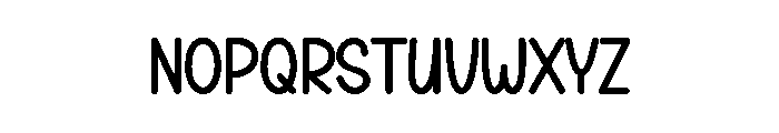 Monday Cupcake Font LOWERCASE