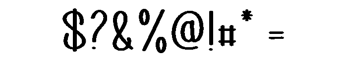 Monday December Font OTHER CHARS