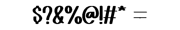 Monday Dreaming Regular Font OTHER CHARS
