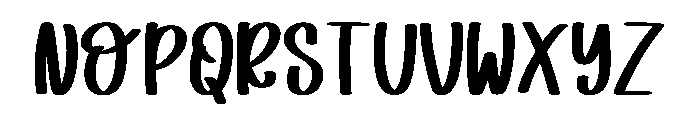 Monday Dreaming Regular Font UPPERCASE