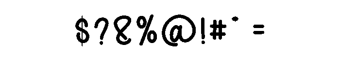 Monday Fashion Font OTHER CHARS