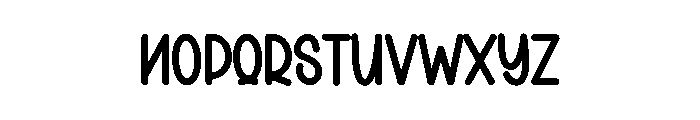 Monday Fashion Font LOWERCASE