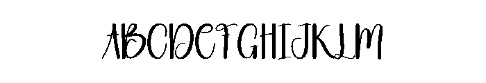 Monday Fishing Font UPPERCASE
