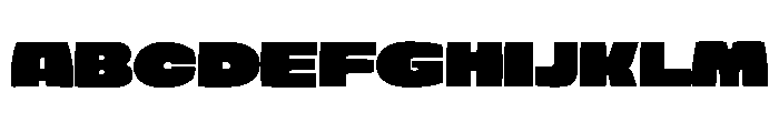 Monday Heavy Font UPPERCASE