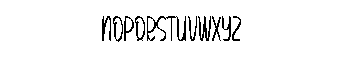 Monday Himalayan Font UPPERCASE