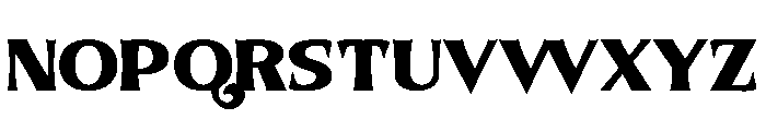 Monday Inside Font UPPERCASE