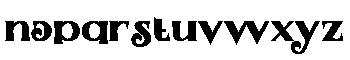 Monday Inside Font LOWERCASE