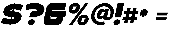 Monday Rule Italic Font OTHER CHARS