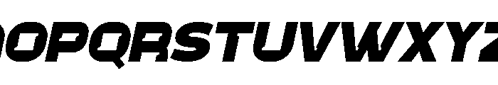 Monday Rule Italic Font UPPERCASE