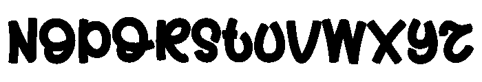 Monday Snoopy Font LOWERCASE