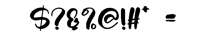 Monday Whisper Font OTHER CHARS