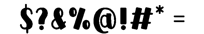 Monday task Font OTHER CHARS