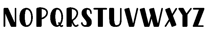 Monday task Font UPPERCASE