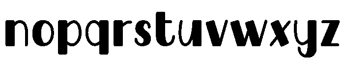 Monday task Font LOWERCASE