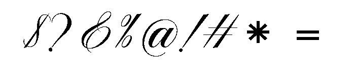 Monday1 Font OTHER CHARS