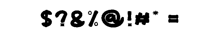 Mondaylight Font OTHER CHARS
