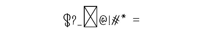 Mondays Christmas Font OTHER CHARS