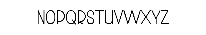 Mondays Christmas Font UPPERCASE