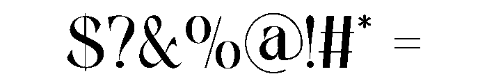 Mondeba Font OTHER CHARS