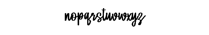 Monderline Font LOWERCASE
