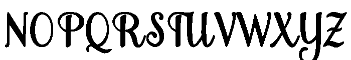MondeyaBold12 Font UPPERCASE