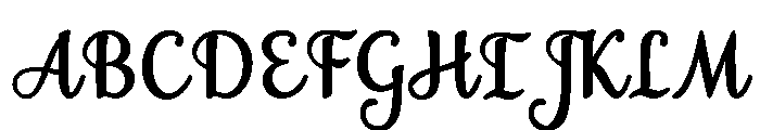 MondeyaBold14 Font UPPERCASE