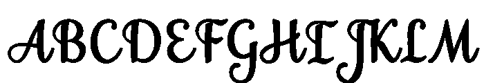 MondeyaBold18 Font UPPERCASE