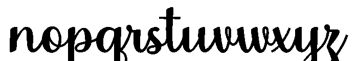 MondeyaBold4 Font LOWERCASE
