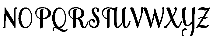 MondeyaBold6 Font UPPERCASE